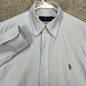 Ralph Lauren Men's Striped Button Down Shirt Small Long Sleeve Pony Logo